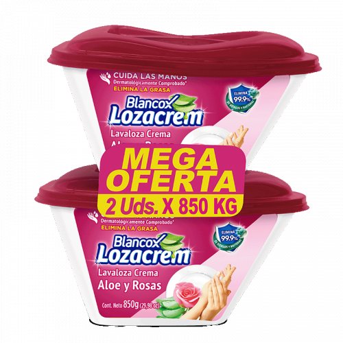 Lozacrem  Crema Aloe 2 und x 850 g c/u