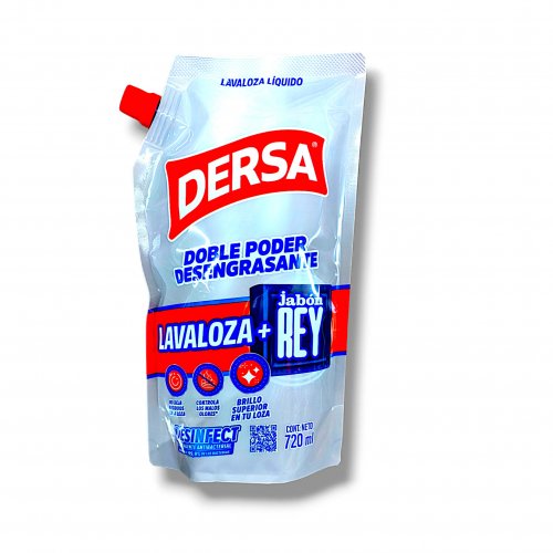 Lavaloza Dersa Liquido + Jabon Rey x 720 ml