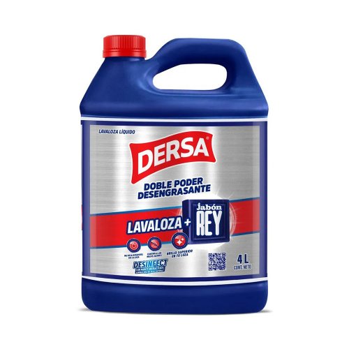 Lavaloza Dersa Liquido + Jabón Rey x 4000 ml