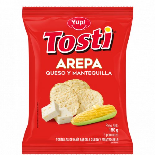 Tosti Arepa 150 g/Familiar