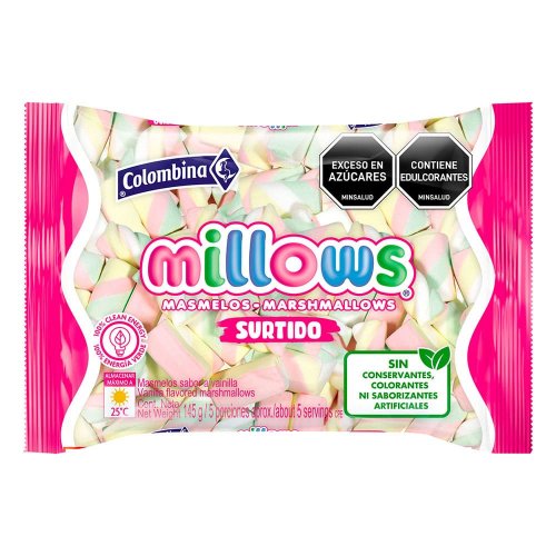 Masmelos Millows Colombina Surtido 145 g