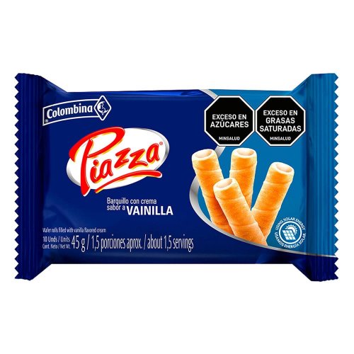 Barquillos Piazza Vainilla 45 g