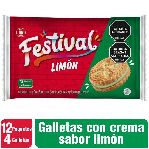 Galletas Festival Limón X 24 und / 403 g