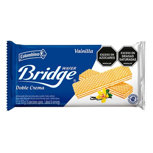 Galleta Bridge Paquete Vainilla-Leche