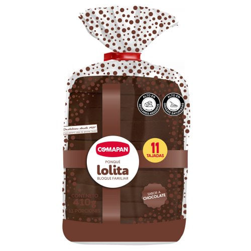 Ponqué Comapan Chocolate 410 g