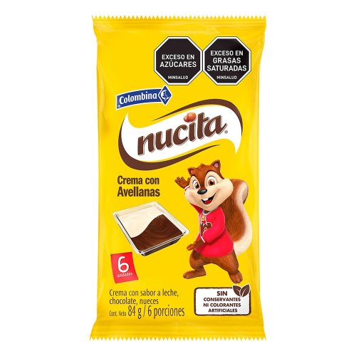 Nucita Crema x 6 Calcio