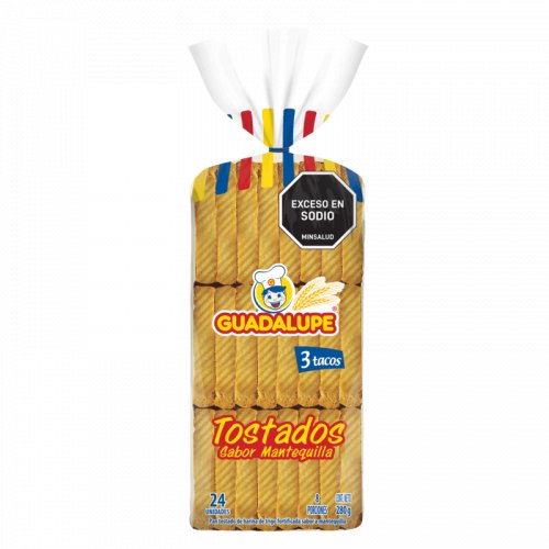 Tostadas Guadalupe Mantequilla X24 und  280 g