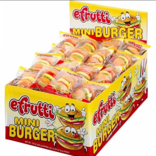 Gomas Efrutti Mini Burger Multicolor x 9 g