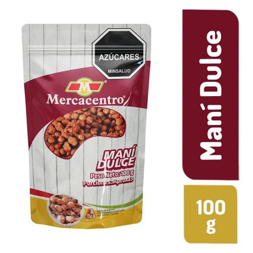 Maní Mercacentro x 100 g Dulce