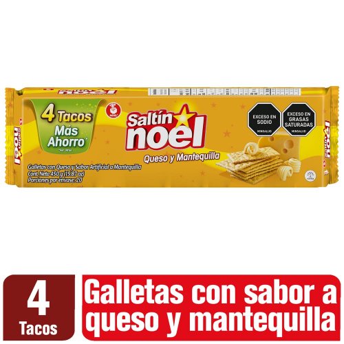 Galletas Saltín Queso Mantequilla X 4 Tacos / 450 g