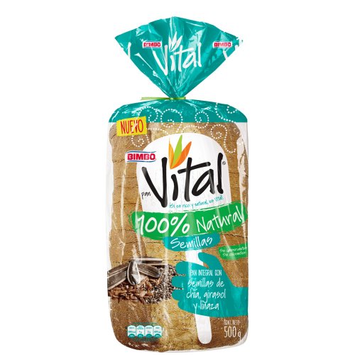 Pan Bimbo Vital Semillas 500 g