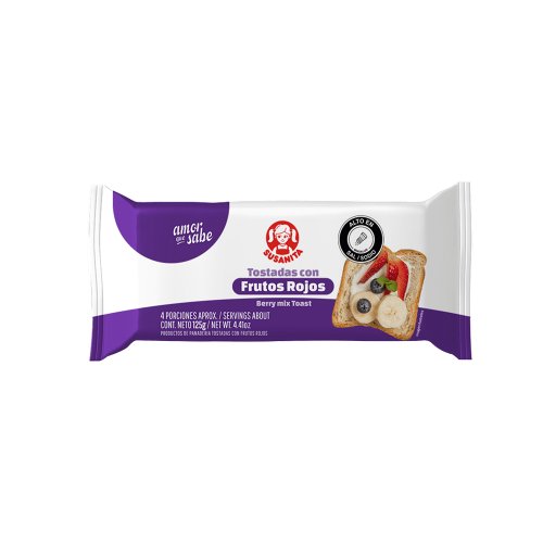 Tostaditas Susanita Frutos Rojos 125 g