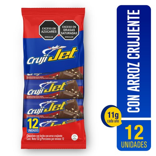 Chocolatina Cruji Jet X 12 und / 132 g