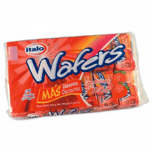 Galleta Wafer Italo Fresa Paquete x24