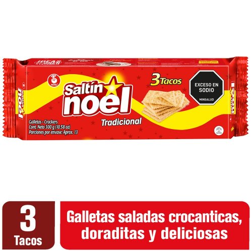 Galletas Saltín X 3 Tacos 300 g