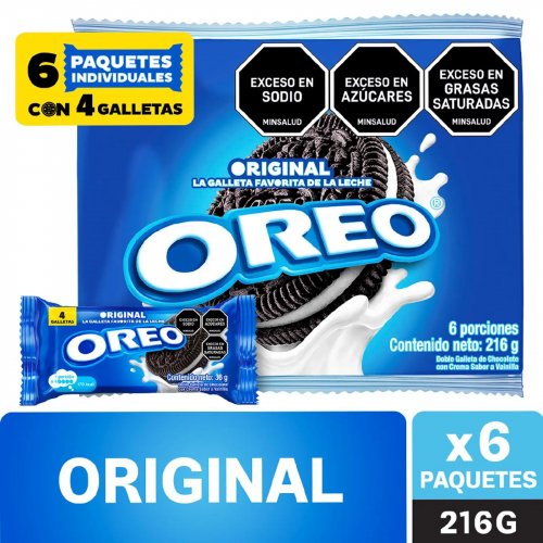 Galletas Oreo Original 6 und x 216 g