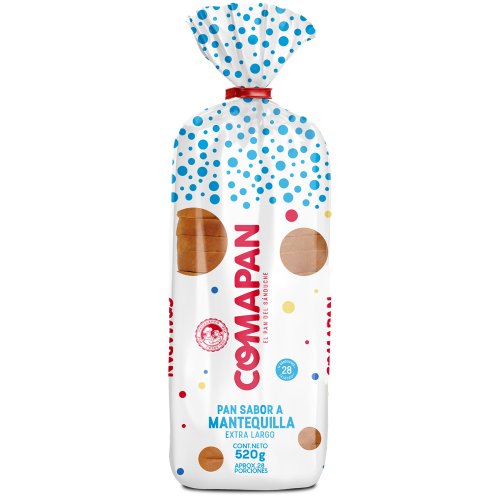 Pan Comapan Mantequilla 520 g
