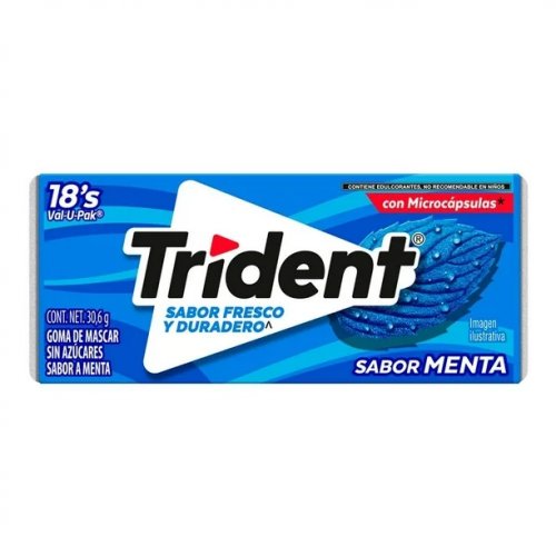 Chiclets Trident Evolution Menta 18 und
