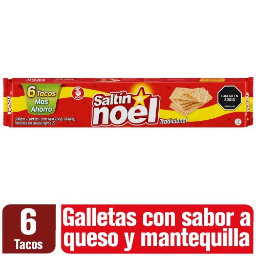 Galletas Saltín X 6 Tacos 524 g