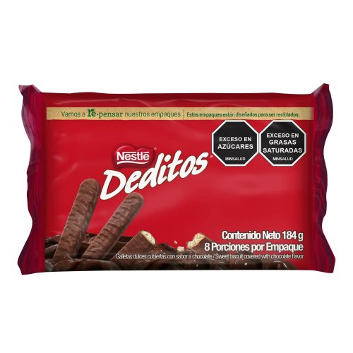Galletas Deditos Recubierta 184 g