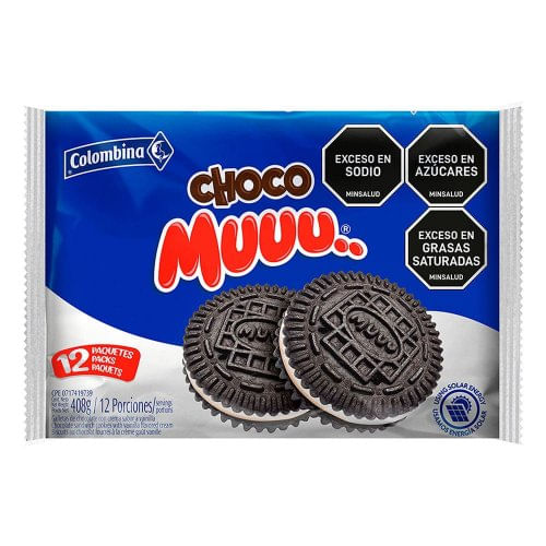 Galleta Muuu Cremada 12x34 g/Max