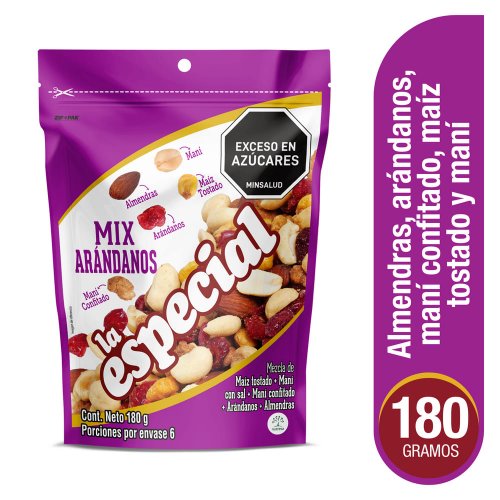 Maní La Especial Mezcla Arándanos Doypack 180 g