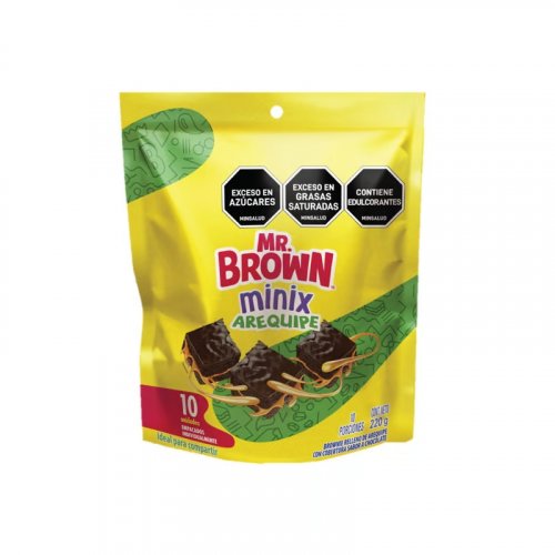 Minix Brownie Bimbo x 10 und 220 g Arequipe