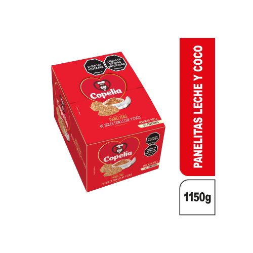 Panelitas Copelia Display 50x23 g Arequipe Coc