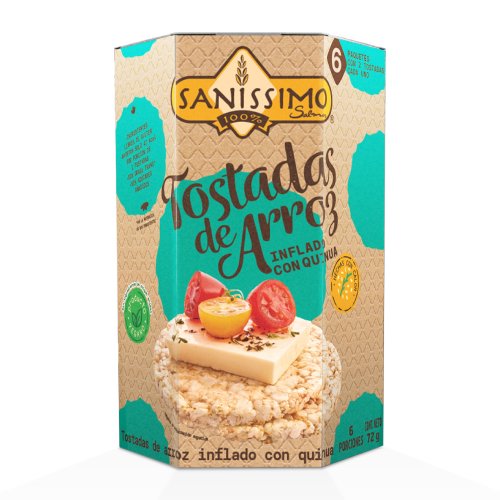 Tostadas Saníssimo Arroz Quinua 72 g