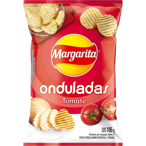 Papas Margarita Ondulada Tomate 105 g