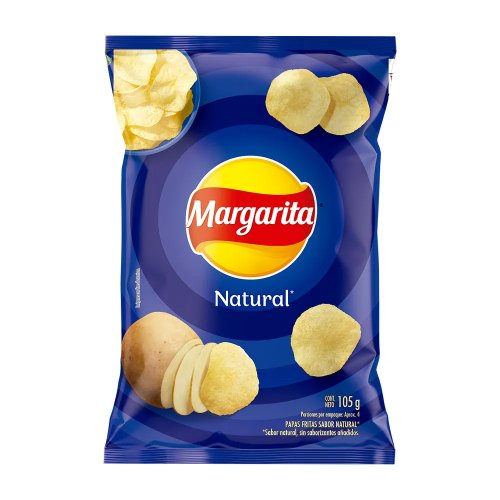 Papas Margarita Ondulada Natural 105 g