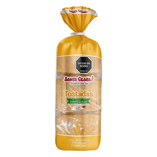 Tostadas Santa Clara Mantequilla x 280 g