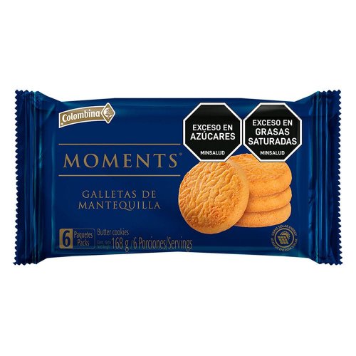 Galleta Moments Mantequilla 6 x 28g