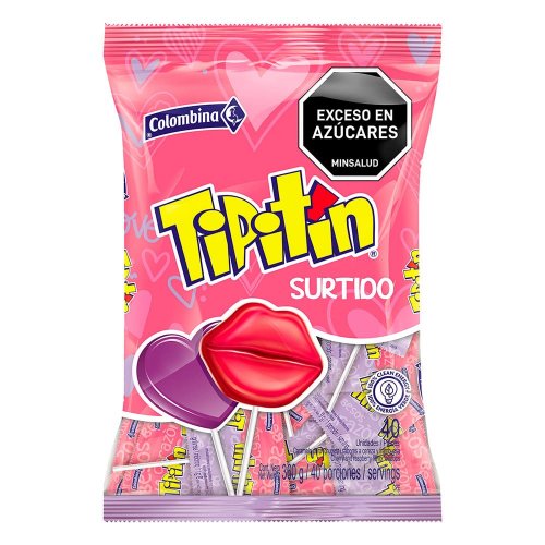 Chupeta Tipitin Cereza Frambuesa x 40 und 360 g