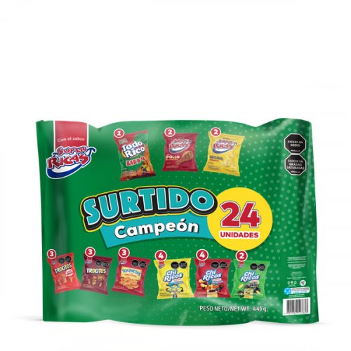 Surtido Campeon Super Ricas x 445g