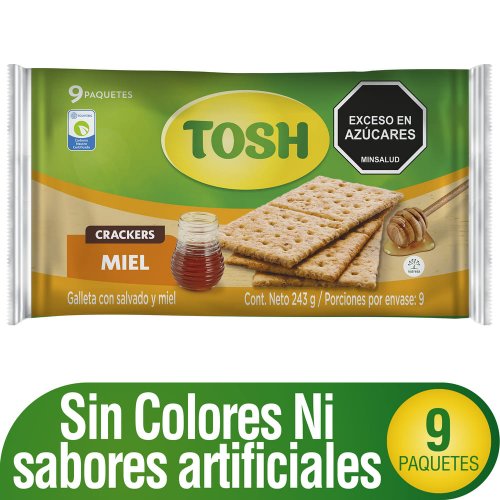 Galleta Tosh Miel  x 243 g