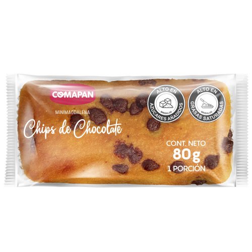 Ponque Magdalena Comapan Chips De Chocolate x 80 g