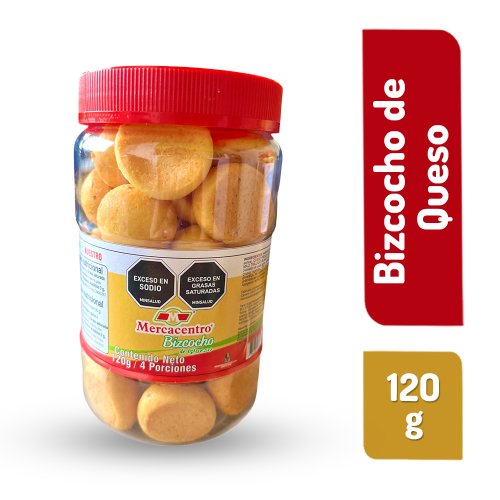Bizcocho Mercacentro De Queso x 120 g