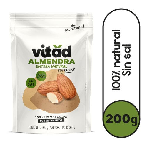 Almendra Vitad Entera x 200g