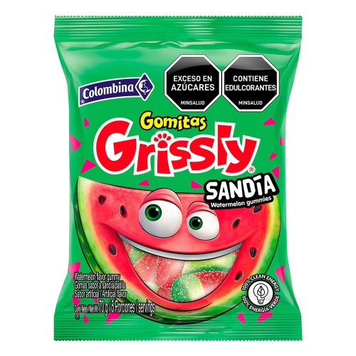Gomas Grissly Sandia x 70 g