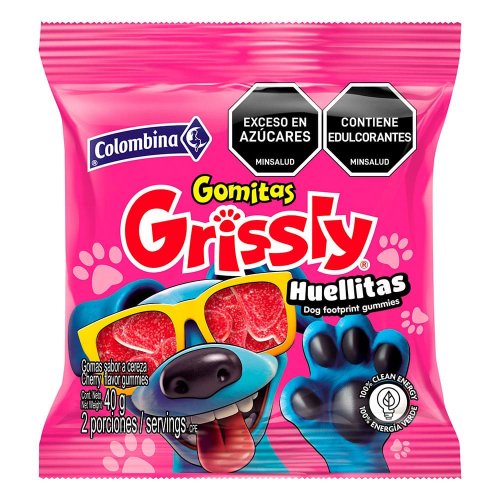 Gomas Grissly Huellitas x 40 g
