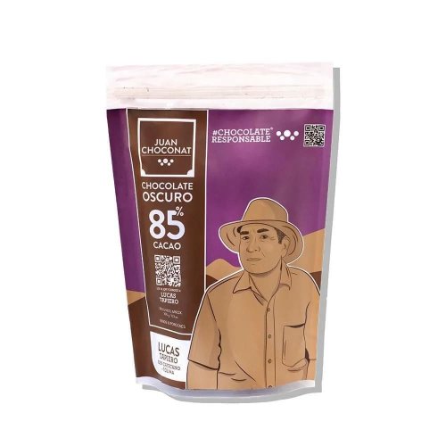 Chocolate Juan Choconat De Mesa 85 % Cacao Bolsa x 300 g