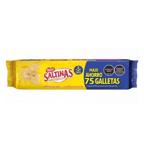 Galletas Saltinas 5 Tacos Mantequilla x 480 g