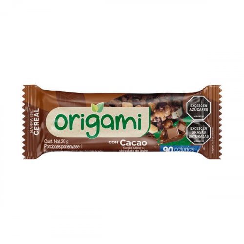 Barra De Cereal Origami Chocolate und x 23 g