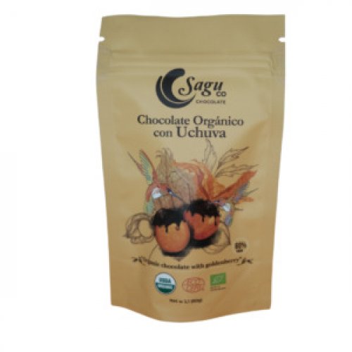 Grajea De Chocolate Sagu 60% Cacao Con Uchuva x 60 g