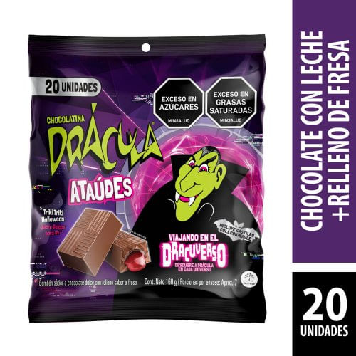 Chocolatina Dracula Ataudes x 160 g