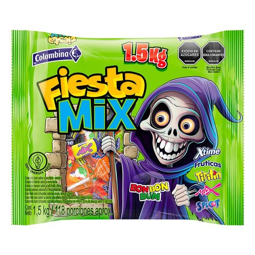 Dulce Colombina Fiesta Mix Halloween x 1500 g