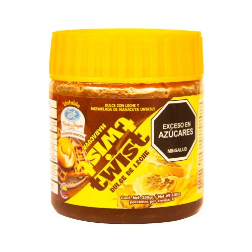 Twist De Maracuya Y Dulce De Leche  Del Valle  x 250 g