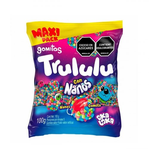 Gomas Trululu Nanos Con Oka Loka x 100 g