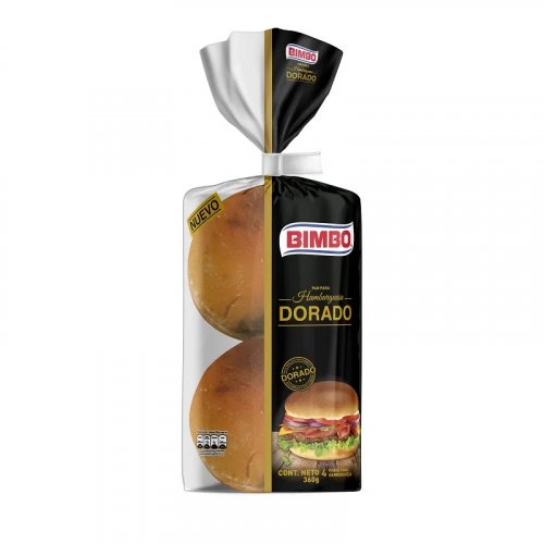 Pan Bimbo Dorado Hamburguesa 4 und x 360 g